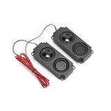 8 Ohm 5w Tv Ve Monitör Için 40mm Manyetik Taşınabilir Çift Ses Hoparlörleri