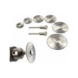 8 Parça Hss Mini Testere Dramel Freze Ucu Cam Metal Kesme