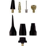 8 Parça Kompresör Aksesuar Seti (Metal Top Iğnesi ve Bisiklet Lastikleri Için Supap Adaptörü Dahil) - 4139695
