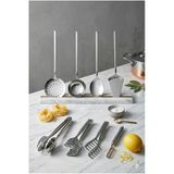 8 Parça Paslanmaz Çelik Mutfak Seti Spatula Maşa Kepçe Yan Soyacak Servis Aletleri Çeyiz Seti