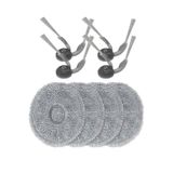 8 Parça QRevo Curv X-QRevo Curv 2 Pro Roborock ile Uyumlu Robot Süpürge Fırça,Mop Paspas Bez Yedek Parça Aksesuar Seti