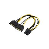 8 Pin - 2Xsata 15 Pin Sata Güç Kablosu (Sata - 8 Pin Pcıe) Ekran Kartı Power Kablosu 8Pin Sata 6Pin