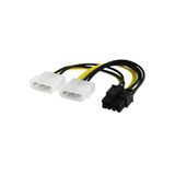 8 Pin Ekran Kartı Güç Kablosu 2X4 Pinli Molex - 8-Pin Pcıe Güç Kablosu 8 Pin Molex
