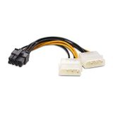 8 Pin Pcıe To 2 X Ide Molex Power Kablosu Ekran Kartı Power Kablo 30cm