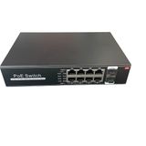 8 Port Gigabit Poe Switch + 2 Port Sfp Uplink | IEEE802.3AF/AT | 120W Güç Desteği