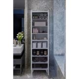 8 Raflı 2 Kapaklı 16R Banyo Dolabı Kiler Dolabı Çok Amaçlı Dolap Beyaz