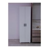 8 Raflı 2 Kapaklı 16R Mutfak Dolabı Banyo Dolabı Çok Amaçlı Dolap Beyaz