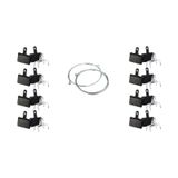 8 Set Bisiklet Hidrolik Mekanik Disk Kaliper Fren Balatası Shimano Model Bisiklet Balata Fren Teli