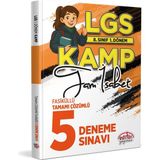 8. Sınıf 1. Dönem LGS Kamp Tam İsabet Fasiküllü Tamamı Çözümlü 5 Deneme Sınavı