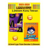 8.Sınıf 1.Dönem Tüm Dersler Tekrar Kamp+Mozaik 8.Sınıf 1.Dönem Kamp Seti+Tablet Kalemi
