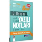 8. Sınıf 2. Dönem 1. ve 2. Yazılı Notları Son Tekrar Master Work Yayınları