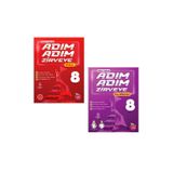 8.Sınıf Adım Adım Zirveye Fen Bilimleri + Adım Adım Zirveye Türkçe Soru Bankası (2 Kitap)