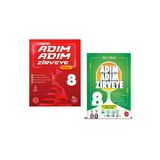 8.Sınıf Adım Adım Zirveye Türkçe + Adım Adım Zirveye İnkılap Tarihi Soru Bankası (2 Kitap)