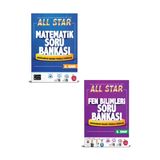 8.sınıf All Star Matematik, Fen Bilimleri Soru Bankası Seti Hediyeli