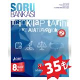 8. Sınıf AORT T.C. İnkılap Tarihi ve Atatürkçülük Soru Bankası-Analiz Yayınları