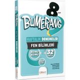 8. Sınıf Bumerang 32 Haftalık Fen Bilimleri Denemeleri - Cihan Kaplan - Günay Yayıncılık