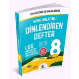 8. Sınıf Din Kültürü ve Ahlak Bilgisi Dinlendiren Defter-Eker Test Yayınları