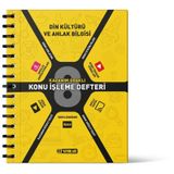 8. Sınıf Din Kültürü ve Ahlak Bilgisi Konu İşleme Defteri Hız Yayınları