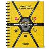 8. Sınıf Din Kültürü ve Ahlak Bilgisi Konu İşleme Defteri / Kolektif / Hız Yayınları / 9786256950337