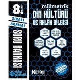 8. Sınıf Din Kültürü ve Ahlak Bilgisi Milimetrik Soru Bankası-Kriter Akademi Yayınları