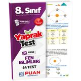 8. Sınıf Fen Bilimleri Çek Kopart Test-Puan Yayınları