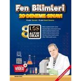 8. Sınıf Fen Bilimleri Tamamı Video Çözümlü 20 Deneme-Altın Oran Yayınları