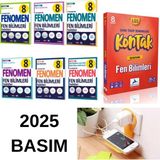 8.sınıf Fenomen Fen Fasikül + Paraf Kontak Matematik Haftalık Konu Takip Set Priz Tutucu Hediye