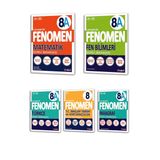 8. Sınıf Fenomen Matematik(A)-Fen Bilimleri(A)-Türkçe(A)-Paragraf(A)-Ink.tarihi Soru Bankası Seti