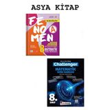 8.Sınıf Fenomen Yayınları A Matematik + Kafa Dengi Yayınları Challenger Matematik Soru Bankası