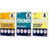 8. Sınıf Fenomen Yayınları Inkılap Din Ingilizce Soru Bankası Seti - Renkli