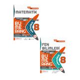8.Sınıf Günay Bumerang Matematik + Fen Bilimleri Akıllı Defter Kitap / 2 Kitap Set - Yeni - Güncel