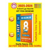 8.Sınıf Hit Fen Bilimleri İntro Tarama Deneme Seti+Android Kalem