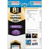 8. Sınıf İngilizce Konu Özetli Yaprak Test Evrensel İletişim Yayınları