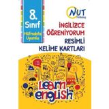 8. Sınıf İngilizce Öğreniyorum Resimli Kelime Kartları-Nut Publishing