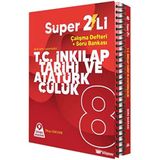 8.Sınıf İnkilap Tarihi Süper 2 Li Çalışma Defteri+Soru Bankası Örnek Akademi
