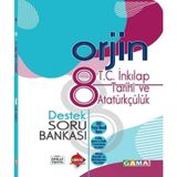 8.Sınıf İnkılap Tarihi Ve Atatürkçülük Soru Bankası Gama Okul Yayınları