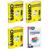8. Sınıf Kazandıran Banko Set ( Türkçe + Matematik + Fen Bil. ) ve Özdebir Paragraf Soru Bankası