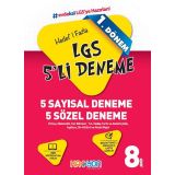 8. Sınıf LGS 1. Dönem 5 Deneme / Kollektif / Katyon Yayınları