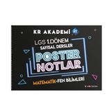 8. Sınıf LGS 1. Dönem Sayısal Bölüm Poster Notlar - KR Akademi Yayınları