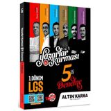 8.Sınıf LGS 1.Dönem Yazarlar Karması 5`li Deneme Altın Karma Yayınları