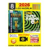 8. Sınıf Lgs 2026 15'Li Deneme Seti: 9'Lu Karma + Eyted 8.Sınıf 6'Lı Deneme + Kalem - Video Çözümlü