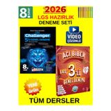 8. Sınıf Lgs 2026 Seti Kafadengi Challenger 5-Ünlüler Acı Biber 3 Lü Genel Deneme Lgs Kazandıran+Kalem