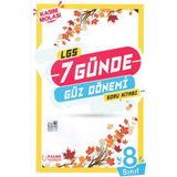 8. Sınıf LGS 7 Günde Güz Dönemi Soru Kitabı Palme Yayınları