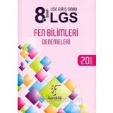 8. Sınıf LGS Fen Bilimleri 20 Deneme Karekök Yayınları