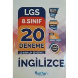 8. Sınıf Lgs İngilizce 20'li Deneme-Netfen Yayınları