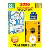8.Sınıf Lgs Kazan Süper İkili Tüm Ders Genel Deneme Set-Liderler 10 Lu+Hız 6 Lı Genel Deneme Set