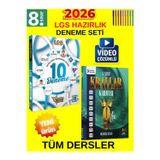 8.Sınıf Lgs Kazan Süper İkili Tüm Ders Genel Deneme Set-Liderler 10 Lu+Krallar Karması 9 Lu Deneme
