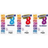 8. Sınıf Lgs Matematik + Türkçe + Fen Güçlendiren Fasikül Seti 3 Kitap