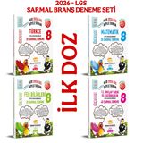 8. SINIF LGS - MEB BÖYLE SORAR SARMAL BRANŞ DENEME SETİ İlk Doz (2026-LGS) 4 kitap