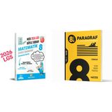 8.sınıf Lgs Sinan Kuzucu Matematik Soru Bankası ve Hız Yayınları Paragraf Soru Bankası 2'li Seti